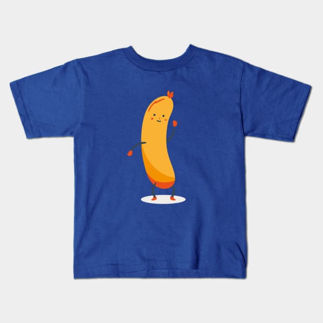 Sausage Kids T-Shirt by jjsealion